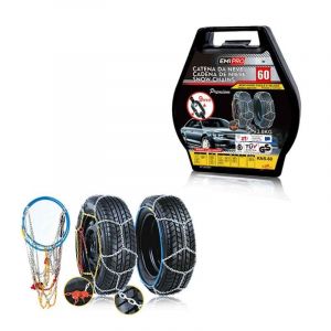 Chaînes à neige 165/80R14, 165/75R14,175/70R14,185/65R14,195/60R14,155/80R15,165/70R15,175/60R15,175/65R15, 185/5 5R15,195/50R15,175/55R16,185/50R16,195/45R16 (A2ZWORLD-FR, neuf)