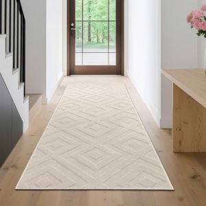Enyhom Tapis de Couloir Long 80 x 200 cm, Extra Epais Moelleux Tapis de Passage Couloir Lavable en Machine, Antid&eacute;rapant Absorbant Tapis Cuisine pour Couloir, Passage, Buanderie, Bureau (Pauwer Enyhom, neuf)