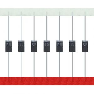 AUKENIEN SR5150 SB5150 Diode de Redresseur Barri&egrave;re Schottky 5A 150V DO-201AD / DO-27 5 Amp&egrave;res 150 Volt Electronique Diodes Axiales (Lot de 20 Pi&egrave;ces) (AUKENIEN Official EU, neuf)