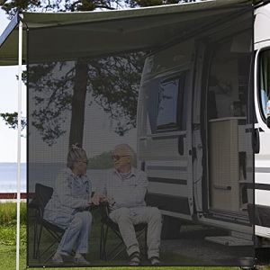 PHATRIP Paroi latérale de Camping Brise-Vue Coupe-Vent pour Caravane,Sun View Side Blocker 245 * 210cm (PHATRIP, neuf)