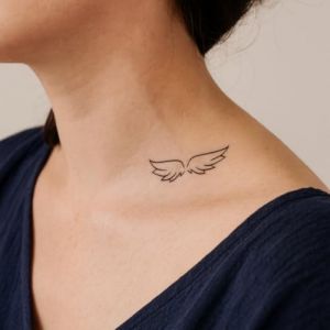 Faux Tatouage AILE – Temporalis® | Tatouage Ephemere Femme et Homme – Cosmétique Certifié UE, Encre Vegan & Waterproof – Dure 1 à 2 semaines [ Tattoo Ailes d'ange ] (Euro Crafted, neuf)