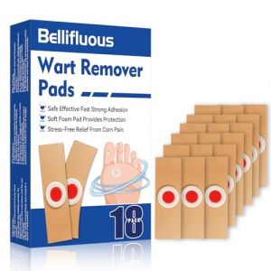 Bellifluous Verrue Plantaire, Pansement Cors au Pied, 18 Paquet Verrue Traitement pour Pieds Main, Doux et Sûr Traitement Verrue Plantaire pour Garder Votre Peau Saine, Anti Verrue Soins des Pieds (Breezebreeze2, neuf)