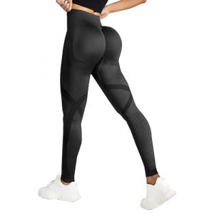 Legging de Sport Femme Leonie & Co Leggings 3D Anti Cellulite, Leonie and Co Legging, Compression - Minceur Taille Haute Sport Pantalon, sans Couture Yoga Fitness Legging Compression Femme lipoedeme (XIAOLISE, neuf)