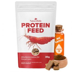 NatureHolic - Nourriture pour crevettes Proteinfeed I Nourriture pour crevettes Convient Aussi aux &eacute;crevisses I Made in Germany (GarnelioStore, neuf)