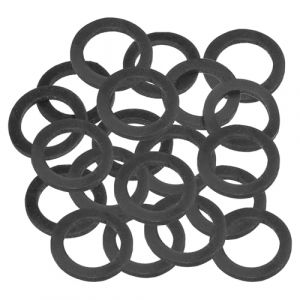 PATIKIL Joint Plat En Caoutchouc M20, Lot De 20, Diam&egrave;tre Int&eacute;rieur 20mm, Diam&egrave;tre Ext&eacute;rieur 30mm, &Eacute;paisseur 3mm, Joint D'&eacute;tanch&eacute;it&eacute; Pour Robinet, Tuyau D'eau, Boulon De Fixation, Noir (PATIKIL UK, neuf)