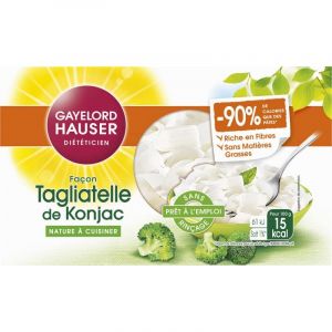 GAYELORD HAUSER - Tagliatelles Konjac Sans Rincage 160G - Lot De 4 (Les Trois Mousquetaires, neuf)