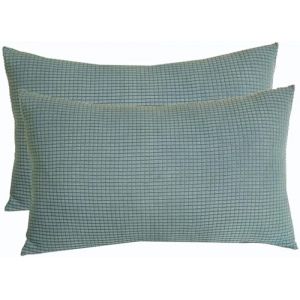 ZZDZW Housse Oreiller 50x70 Taie d'oreiller 60x60 Velours Côtelé Lot De 2 Housse De Coussin Extensible Couverture Oreiller pour Canapé Salon Chambre Decoration(Teal Green,50cmx60cm Set of 2) (Pooneeliff, neuf)