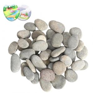 Lot de 50 galets à peindre, 1 à 3 cm, grands galets de rivière, petits galets de rivière, pierres décoratives, pierres décoratives naturelles, pour jardin, pots de fleurs et aquariums (Dashline OÜ, neuf)