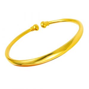 Uonlytech Bracelet Jonc Simple Dor&eacute; en Laiton &Eacute;cologique Effet Pluie d'&Eacute;toiles Filantes Imitation Gypsophile Bracelet Jonc pour Femme Ouverture R&eacute;glable Accessoire Mode pour Mariage et (Vivinacy, neuf)