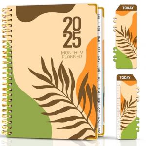Agenda 2025 Mensuel et Semainier - Journalier A5 Janvier à Décembre, Planner pour l'École/Le Bureau, 21.5 x 16 cm Spirale (St. Richer-US, neuf)