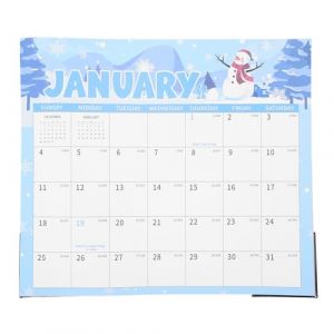 DIYEAH Calendrier magn&eacute;tique pour r&eacute;frig&eacute;rateur - Janvier 2026 &agrave; juin 2027 - Calendrier magn&eacute;tique pour r&eacute;frig&eacute;rateur - Tableau de planification mensuel et quotidien pour la cuisine, la famille (Alberuell, neuf)