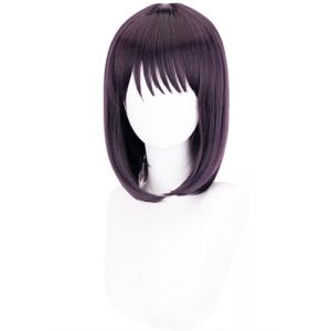 Windskids Marin Kitagawa Cosplay Perruques Femme 35CM Court Epaule Cheveux Raides Pony Perruques Déguisement My Dress-Up Darling Kitagawa Marin Halloween Carnaval Fête Mascarade Anime Bob Wig (Windskids, neuf)