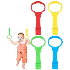 KEMUZ Anneau Parc Bebe,4 Pièces Anneaux pour Lit Bébé et Parc main courante parc enfant crochet pour parc bebe Anneau de Anneaux pour l'entraînement de l'équilibre pour Aider Le Bébé à Se Lever (WEIWEIHAI, neuf)