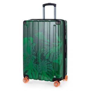 Hauptstadtkoffer Q-Damm &ndash; Valise Moyenne Extensible 4 Roues, 68 cm / 89 L, Bagage en soute 158 cm, Coque Rigide Polycarbonate/ABS, TSA, Design Floral (Sagenta GmbH, neuf)