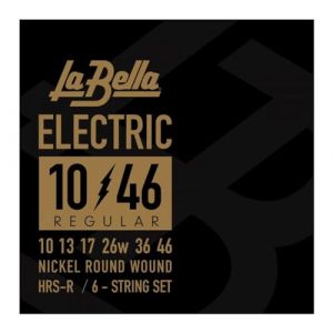Labella HRSR Hard Rockin Steel S&eacute;rie Jeu de Cordes pour Guitare Electrique 10/46 Regular (Gemu Versandhandel, neuf)