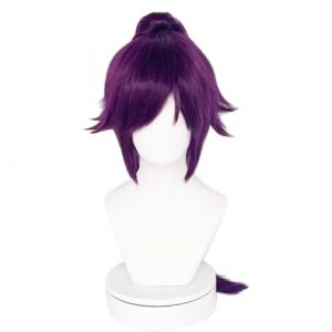 RiRaku Anime Cosplay Perruque Yoruichi Shihouin Purple Long Ponytail Halloween Costume Cosplay Perruque,pour F&ecirc;te Carnaval No&euml;l (ZouPingPengQiJianZhuGongChengYouXianGongSis, neuf)