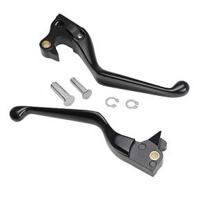 S SYUU Black Leviers de Frein et d'Embrayage Compatible avec Harley Sportster XL 2004-2013 Sportster 883 1200 XL883 XL1200 Forty Eight Seventy Two (KAI YU, neuf)