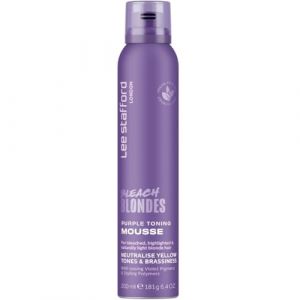 Lee Stafford Bleach Blondes Purple Toning Mousse (Salontotal, neuf)