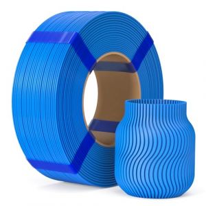 ELEGOO Filament PLA Basic Refill 1,75 mm Cyan 1KG, Filament PLA 3D Sans Bobine Pr&eacute;cision Dimensionnelle &plusmn;0,02 mm, Recharge &Eacute;cologique pour Bobine R&eacute;utilisable (ELEGOO FR, neuf)