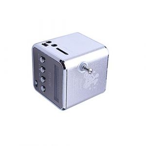 Radio FM num&eacute;rique, Riloer mini haut parleur portable sans fil lecteur de musique MP3 pour la p&ecirc;che voyage camping v&eacute;lo avec port USB/fente TF/interface 3,5 mm (LanCo2020, neuf)