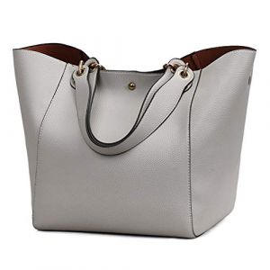 Pahajim Sac &agrave; Main pour Femme Sac Cabas Femme Grande Capacit&eacute; PU Cuir Souple Tote Bag Imperm&eacute;able pour le Travail, les Voyages et le Shopping (Pahajim, neuf)