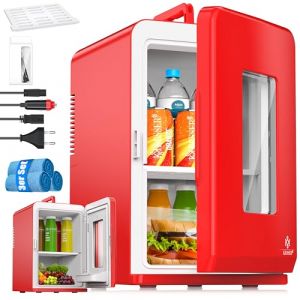 KESSER® Mini réfrigérateur 2 en 1 | Glacière | Capacité de 15 litres avec Fonction de Chauffage, transportable, AC DC 220-240 V/12 V, Prise électrique et Allume-cigares (WMK Trading GmbH, neuf)