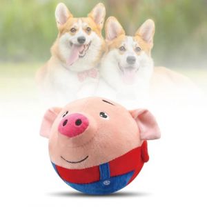 Toerjii Jouet Chien Interactif, Jouet pour Chien, Jouet de Balle Rebondissante pour Chiens, Balle Interactive pour Chien, Active Moving Pet Plush Toy, Jouet de Chien en Peluche de Lavable (B) (LUSIUS, neuf)