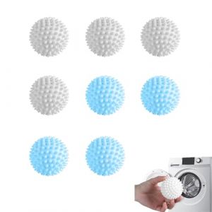 8 PCS Boule Lavage Linge, Balles Lavage S&egrave;che Linge, Balles Machine &agrave; Laver, pour Machine &agrave; Laver, Boules de S&eacute;chage, Boules de Lavage (Fayemoon, neuf)