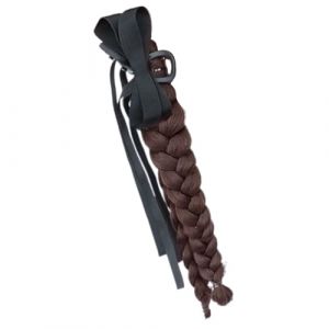 Postiche Tress&eacute; Conception De Ruban Porte-queue De Cheval Pince &Agrave; Cheveux Tresse En Fibre Synth&eacute;tique Haute Temp&eacute;rature Pour Une Coiffure Rapide Tresse De Perruques En Fibre Haute Temp&eacute;rature (sheQImaoYI, neuf)