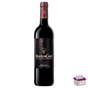 Mouton Cadet Rouge 2019 – AOC Bordeaux - 13.5° - 3x75cL (Wine And More, neuf)