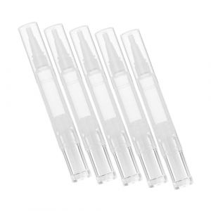 Beaupretty 5 pi&egrave;ces Stylo &agrave; Ongles Rechargeable Transparent avec Pinceau Fin pour Huile et Soins des Cuticules Stylo Nail Art Pr&eacute;cis et Lot (kiLIHK, neuf)