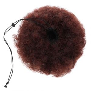 Healifty Perruque Afro Courte et Boucl&eacute;e pour Femme Accessoire de D&eacute;guisement pour Halloween et Jeux de R&ocirc;le Coiffure Facile Entretien (Madonna Tied, neuf)
