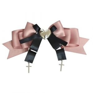 Barrettes à nœud en ruban pour cosplay, fête des années 2000, fille manga, costume de soubrette ruban nœuds pour cheveux femmes ornements de coiffure (GuangZhouGanLuoKeJiYouXianGongSi, neuf)