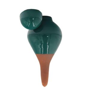 Ollas Lutton Olla Terre Cuite &agrave; Planter 40cl| Arrosage Autonome pour Plantes d'interrieur Ecologique & Economique | Syst&egrave;me d'Irrigation Naturel | Autonomie 3 Jours | Ollas Sabeur Bleu canard (Poterie Lutton - Poterie d'Irrigation - Ollas, neuf)