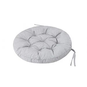 Coussin de Jardin, Coussin Fauteuil Cocon, Coussin Fauteuil Suspendu, Coussin balancelle – 92 x 92 cm – Argent (PillowPrim, neuf)