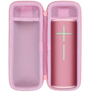 Lebakort Dur &Eacute;tui Housse Cas Compatible avec Ultimate Ears Boom 4 / Boom 3 Enceinte Portable Bluetooth sans Fil (Rose) (Lebakort-EU, neuf)