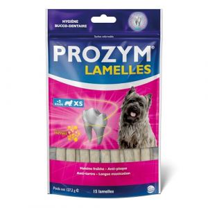 Prozym 15 Lamelles pour Chiens - Soin Dentaire à mâcher - N°1 chez Les vétérinaires - Haleine fraîche - Anti-tartre - Anti-Plaque - Gencives saines (XS) (FELIWAY® / ADAPTIL®, neuf)