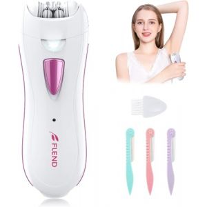 &Eacute;pilateur &eacute;lectrique pour femme - &Eacute;pilateur &eacute;lectrique pour femme - &Eacute;pilateur pour le visage et le corps - Avec tondeuse &agrave; sourcils avec lumi&egrave;re LED pour le visage, les aisselles, le bikini et les (JinShenShangMao, neuf)