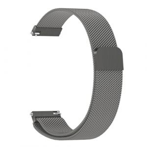 Vancle Bracelet M&eacute;tal pour Montre Homme Femme, D&eacute;gagement Rapide, Bracelet de Remplacement &agrave; Aimant Magn&eacute;tique en Acier Inoxydable en M&eacute;tal pour Montre de 22mm (Gris, 22mm) (YYEnSiNuo, neuf)