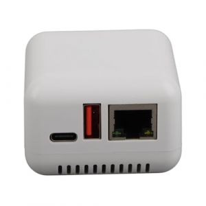 VELATEMOR Serveur d'impression sans Fil, Serveur d'impression R&eacute;seau USB 2.0, Serveur de Partage d'impression LAN 5V, Serveur d'impression sans Fil pour Android pour 3,4 (Prise UE) (Yuxianh, neuf)