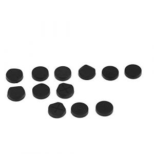 ENET 12pcs Couvercle Analogique à Capuchon étui Housse de Protection en Silicone pour PSV 1000 2000 Slim PS Vita (E-NETTECH, neuf)