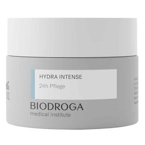 Biodroga Hydra Intense Soin 24h 50 ml - Crème de soin du visage à l'acide hyaluronique hydratant pour le visage (Celeste-online, neuf)