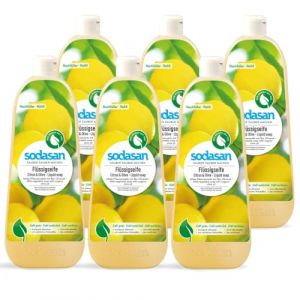 Sodasan Savon Liquide Citrus & Olive NF (6x1L) (taleoo, neuf)