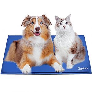 GoStock Tapis Rafraichissant Chien Tapis Frais pour Chien Animaux Auto-refroidissant Non-Toxic Gel Mat pour Caisses/Chiens Chenils/Lits Id&eacute;al pour Les Chaudes Journ&eacute;es D'&eacute;t&eacute;, Grande/L (90 * 50cm) (Huirong-UK, neuf)