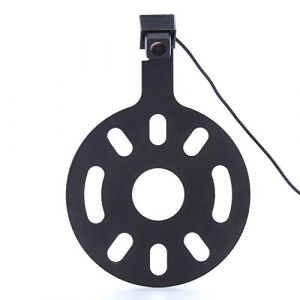 Caméra de recul Voiture étanche Couleur Haute définition de visionnement avec Plaque d'immatriculation Vision Nocturne pour Jeep Wrangler/Willys/Unlimited Sahara Spare Tire Rubicon 2007-2015 (Fiorigo, neuf)