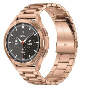 FOUUA Bracelet de montre Bracelet Acier Inoxydable M&eacute;tal Bracelet de Montre 18mm 20mm 21mm 22mm 24mm &agrave; D&eacute;gagement Rapide Bracelets pour Hommes et Femmes.Bracelet de Montre Intelligent (NUCCE, neuf)