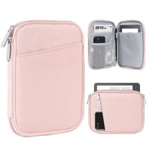 TiMOVO 6-7 Pouces Housse pour Tablette Kindle Paperwhite/Colorsoft Signature Edition, Housse Protectrice avec Pochette pour Kindle E-Reader/Oasis et Appareils Kobo, Rose (ZMSolution EU, neuf)