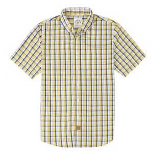 Dubinik&reg; Chemise Homme Manches Courtes Carreaux De Travail Poche Casual &Eacute;t&eacute; Chemisette Homme Bouton Chemise Carreaux Homme (Dubinik&reg;EU, neuf)