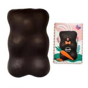 Chocodic Coffret Ourson Guimauve XL de Pâques - Chocolat Lait ou Chocolat Noir 73% Cacao - Fabrication Artisanale (45g, Chocolat Noir) (CHOCODIC Maître artisan chocolatier depuis 1995, neuf)