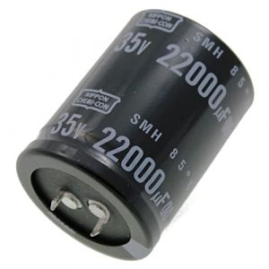 Snap-In Elko Condensateur 22000&micro;F 35V | Condensateur &eacute;lectrolytique jusqu'&agrave; une temp&eacute;rature de 85&deg;C | 35x45mm | 22000uF ESMH350VSN223MA45U United Chemi-Con (IT-Tronics GmbH, neuf)